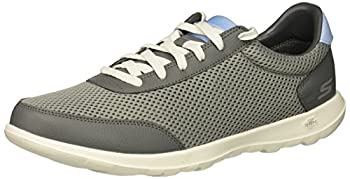 【中古】【輸入品・未使用】Skechers レディース Go Walk Lite フレアスニーカー US サイズ: 9.5 カラー: グレー