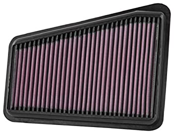 【中古】【輸入品・未使用】【並行輸入品】 K&N エンジンエアフィルター 繰り返し使える 75,000マイル毎洗浄 洗える プレミアム 交換 車用エアフィルター 2018-2019 GENESIS 23,331円