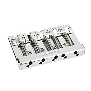 【中古】【輸入品・未使用】Fender HiMass 5弦バス ワイドブリッジアセンブリ 亜鉛サドル付き クロム｜スカイマーケットプラス