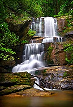 【中古】【輸入品・未使用】Yeele 8x10フィート 滝の背景 写真 国立公園 熱帯雨林 ジャングル背景 カスケードストリーム 自然 風景 旅行 子供 大人 写真ブース 撮影 ビニー