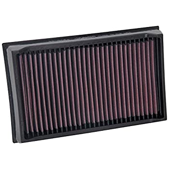 【中古】【輸入品・未使用】【並行輸入品】 K&N エンジンエアフィルター 繰り返し使える 75,000マイル毎洗浄 洗える プレミアム 交換 車用エアフィルター:2018-2019 VOLKSWA