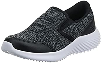 【中古】【輸入品・未使用】Skechers Kids Boys' Bounder 98304L Sneaker, Black/Charcoal, 1 Medium US Little Kid
