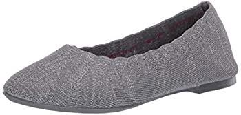 【中古】【輸入品・未使用】Skechers レディース Cleo-Missus-Engineered ニットスキマー ( Bewitch) バレエフラット, グレー, 9｜スカイマーケットプラス