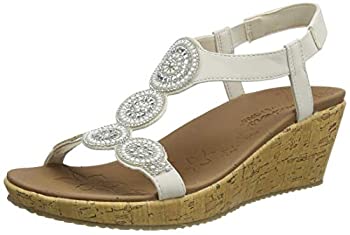 【中古】【輸入品・未使用】Skechers レディース Beverlee-Date グラムサンダル ウェッジ US サイズ: 6