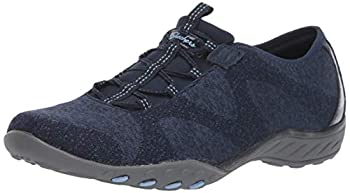 【中古】【輸入品・未使用】Skechers レディース Breathe-Easy-Opportuknity スニーカー, ネイビー, 7.5 Wide｜スカイマーケットプラス
