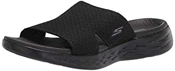 【中古】【輸入品・未使用】Skechers Women's Slide Sandal, Black, 5