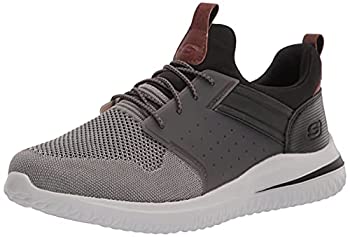 【中古】【インポート品・未当て嵌める】Skechers メンズ Delson 3.0 Cicada スニーカー, ギブク, 14 Wide
