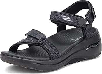 【中古】【輸入品・未使用】Skechers Go Walk Arch Fit Mesh Quarter Strap Black 11 B (M)｜スカイマーケットプラス