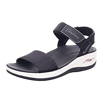 【中古】【輸入品・未使用】Skechers Arch Fit Sunshine - Quarter Strap Black 10 B (M)