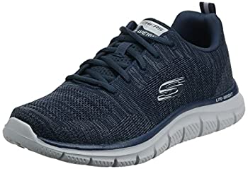 【中古】【インポート品・未当て嵌める】Skechers Men\u0027s Track Front Runner Lace-up Sneaker Oxford, Navy/Gray, 12