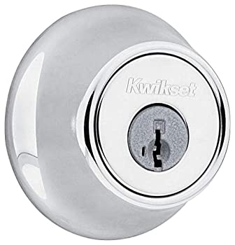 【中古】【輸入品・未使用】Kwikset 96600-721 デッドボルト 光沢クロム