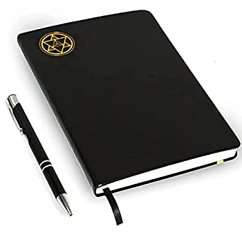 【中古】【インポート品・未当て嵌める】御前上等書き込み付き添い人なめし革逐次刊行物 - 御前上等書き込み\u0026おぼえ書き帳差し上げ物ボックス席 - 裏地付き添い人レザージャーナルノートブック - 黒いこと お手々お手伝いさん レザーバウ