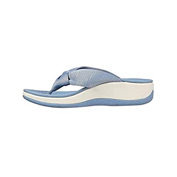 【中古】【輸入品・未使用】Skechers アーチフィット サンシャイン - ビーチサンダル US サイズ: 24 カラー: ブルー