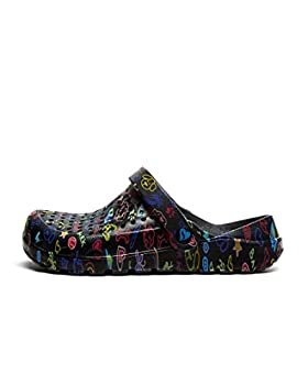 【中古】【輸入品・未使用】Skechers Foamies Footsteps Oodles of Doodles Clog Black Multi 11 B (M)