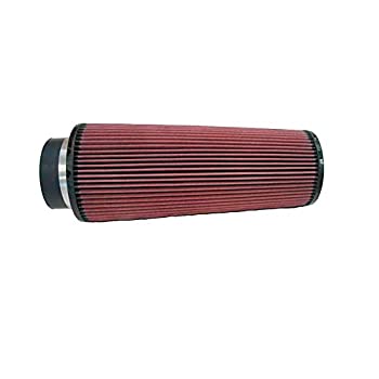 【中古】【輸入品・未使用】K&N ユニバーサル クランプオンエアフィルター : 高性能、プレミアム、洗濯可能、交換フィルター: フランジ直径: 3インチ、フィルター高さ: 8イ