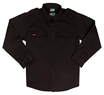 【中古】【輸入品・未使用】Rothco ビンテージ BDU シャツ L ブラック｜スカイマーケットプラス