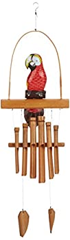 【中古】【輸入品・未使用】【Woodstock Chimes】Animal Bamboo Chime - Parrot （CPA437） アニマルバンブーチャイム - パロット