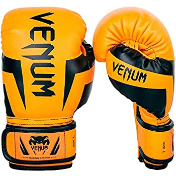 【中古】【輸入品・未使用】VENUM［ヴェヌム］ キッズ ボクシンググローブ Elite エリート（ネオオレンジ） (S)