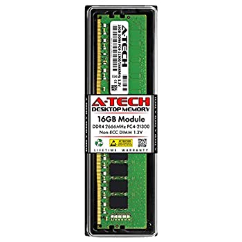 【中古】【輸入品・未使用】A-Tech 16GB RAM 交換用 Crucial CT16G4DFRA266 | DDR4 2666MHz PC4-21300 UDIMM Non-ECC 1.2V 288ピン メモリーモジュール｜スカイマーケットプラス 22,394円