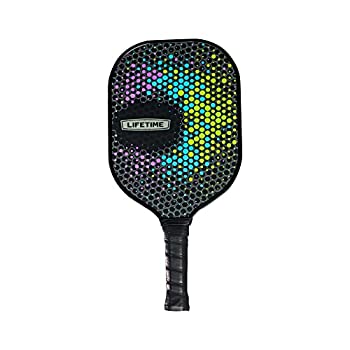 【中古】【輸入品・未使用】Lifetime ピックルボールパドル グラファイト表面 ハニカムコア 快適グリップ&保護カバー シングルパドル