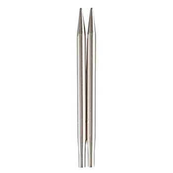 【中古】【輸入品・未使用】ニットピック ニッケルメッキ 交換可能な金属編み針 2-3/4\