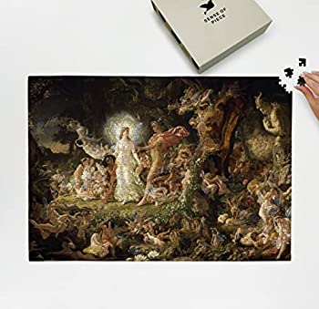 【中古】【輸入品・未使用】1000ピース - 博物館絵画 - ジグソーパズル - オベロンとタイタニアの口論 1849 |サージョセフ・ノエル・パトン作 | 学ぶファインアート・アズ・画像
