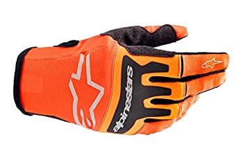 【中古】【輸入品・未使用】Alpinestars Techstar グローブ (ホットオレンジブラック L)|スカイマーケットプラス
