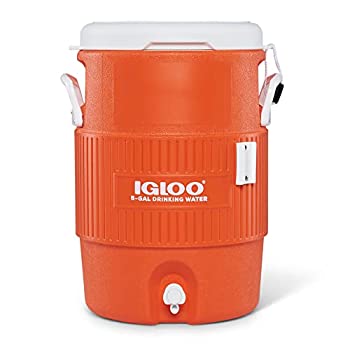 【中古】【輸入品・未使用】igloo(イグルー) 5ガロン シートトップ ウォータージャグ(18.9L) オレンジ/ホワイト #42316