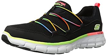 【中古】【輸入品・未使用】Skechers Sport レディース Loving Life メモリーフォーム ファッションスニーカー, ブラック/マルチ, 24