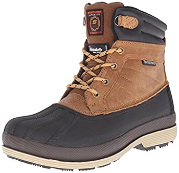 【中古】【インポート品・未当て嵌める】Skechers for Work Women\u0027s Duck Rain Boot,Brown,9 M US