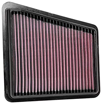 【中古】【輸入品・未使用】【並行輸入品】 K&N エンジンエアフィルター 繰り返し使える 75,000マイル毎洗浄 洗える プレミアム 交換 車用エアフィルター 2018-2019 GENESIS|スカイマーケットプラス