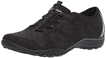 【中古】【輸入品・未使用】Skechers Breathe Easy Women's Slip On 6.5 C/D US Black-Black