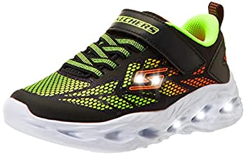 【中古】【輸入品・未使用】Skechers ユニ 子供用 ボルテックスフラッシュ スニーカー, ブラック/ライム, 10.5 Little Kid｜スカイマーケットプラス