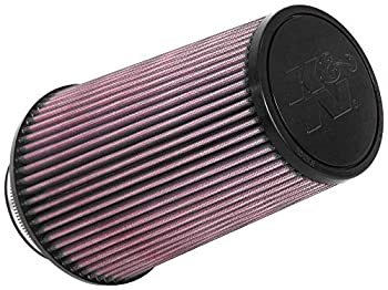 【中古】【輸入品・未使用】K&N ユニバーサルクランプオンエアフィルター: 高性能、プレミアム、洗濯可能、交換用フィルター: フランジ直径: 3.5インチ、フィルター高さ: 9