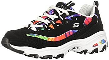 【中古】【インポート品・未当てはめる】Skechers(スケッチャーズ) レディース D\u0027Lites-Summer Fiesta スニーカー US 大いさ: 10 色合い: 黒いこと