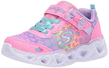 【中古】【インポート品・未当て嵌める】Skechers ユニ赤ちゃん用ハートライトスニーカー, 熱っぽいサクラ色/マルチ, 8 Toddler