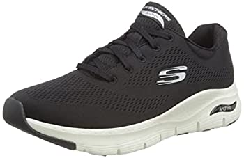 【中古】【輸入品・未使用】Skechers レディース Arch Fit-Sunny Outlook スニーカー, ブラック/ホワイト, 7｜スカイマーケットプラス