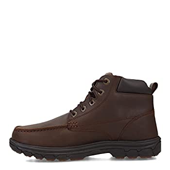 【中古】【インポート品・未当て嵌める】Skechers メンズ ワークリラックスフィット:Vicksburk Gentain WPブーツ US 大きさ: 9.5 色つや: 赤銅色