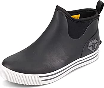 【中古】【インポート品・未当てはめる】Skechers メンズ ブーツ レインシューズ, 黒いこと, 24