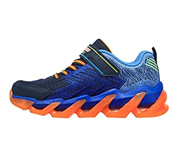 【中古】【輸入品・未使用】Skechers boys Turbo Speed Sneaker, Navy/Orange, 10.5 Little Kid US
