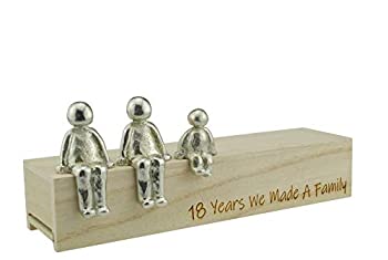 【中古】【輸入品・未使用】18周年記念のアイデア - 18 Years We Made A Familyメタルオーナメント - 家族の組み合わせを選択(子供1人) 14,694円
