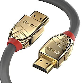【中古】【輸入品・未使用】LINDY 37601 1m 超高速HDMIケーブル ゴールドライン