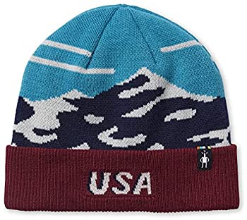 【中古】【輸入品・未使用】smartwool(スマートウール) USAビーニー SW66031 ディープネイビー ワンサイズ