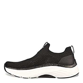【中古】【インポート品・未当てはめる】Skechers Max Cushioning Arch Fit Knit Slip-On Black/White 5 B (M)