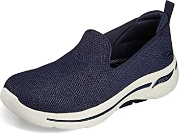 【中古】【インポート品・未当て嵌める】Skechers Women\u0027s, GO Walk Arch Fit - Vividly Slip-On Navy 8.5 M 靴-レディース靴-スリッポン