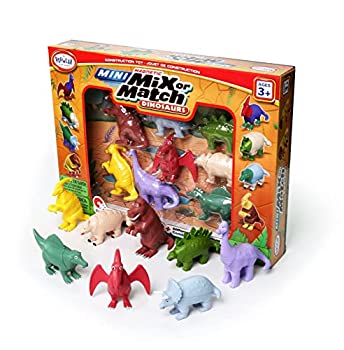 【中古】【輸入品・未使用】POPULAR PLAYTHINGS ミニマグネットミックスオアマッチ 恐竜デラックスセット 8個セット