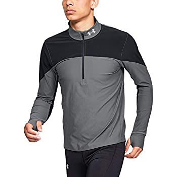 【中古】【輸入品・未使用】Under Armour Qualifier ハイブリッド 1/2ジップ ハーフジップ M ブラック