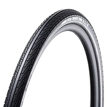 【中古】【インポート品・未当てはめる】Goodyear Transit ツアーワイヤービーズ銀輪タイア TPI:160 700 x 40 黒いこと