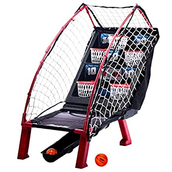 【中古】【インポート品・未当て嵌める】Franklin Sports Anywhere Basketball Arcade Game - Table Top Basketball Arcade Shootout- Indoor Electronic Basketball Game for Kids Game