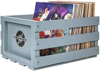 【中古】【輸入品・未使用】Crosley AC1004A-TN レコードストレージクレート 最大75枚のアルバムを収納可能 トルマリン｜スカイマーケットプラス